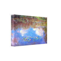 Claude Monet - näckrosdamm #4 Sträckta Canvas Tryck