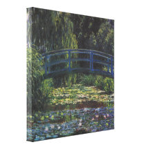 Claude Monet - näckrosdamm #6_lg Sträckta Kanvas Tryck
