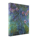 Claude Monet - smyckenliljar Sträckta Kanvas Tryck