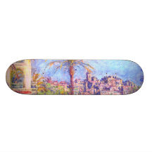Claude Monet: Villor på Bordighera Skateboard Deck