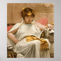 Cleopatra kanvastryck affisch
