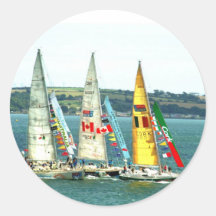 Clipperen klassificerar yachttävlingen 2010 rund klistermärke