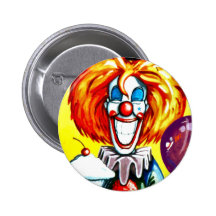 Clown med pajmålning knappar