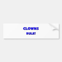 Clowner härskar! bildekaler