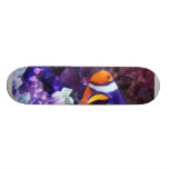 Clownfish och korall skateboard