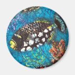 CLOWNTRIGGERFISHMAGNET MAGNETER FÖR KYLSKÅP