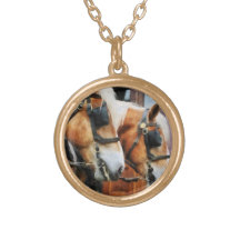 Clydesdale Closeup Personliga Halsband