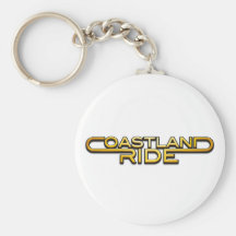 Coastland Ride - name logo Nyckelring