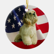 CockerspanielSpanielprydnad Jul Dekorationer