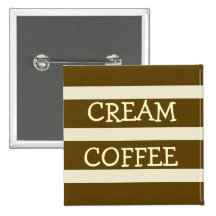 Coffee And Cream Block Art Pin