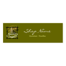 Coffee shopvisitkort
