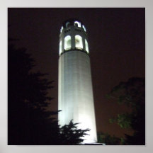 Coit står hög, San Fransisco, CA Print