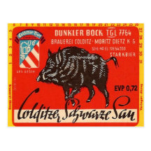 Colditzer Schwarze Sau Vykort