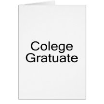 Colege Gratuate (högskolastudenten) Kort