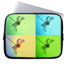 Collagenblütenkunst Laptop Computer Schutzhülle