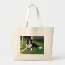 collie 059border tote bag
