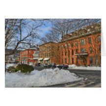 Collinsville Connecticut Notecard Hälsnings Kort