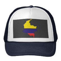Colombia flaggakarta baseball hat