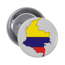 Colombia flaggakarta knapp