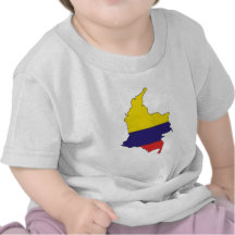 Colombia flaggakarta tröja