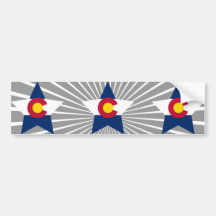 Colorado stjärna bildekaler