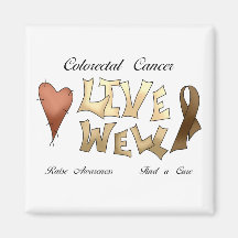 Colorectal cancermedvetenhet magneter