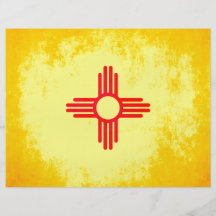 Colorful Contrast New Mexican Flag Full Color Flyer