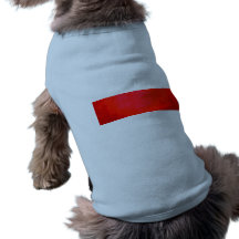 Colorful Contrast PolishFlag Doggie Tee