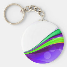Colorful Waves 5 Key Chains