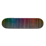 Colorul kvadrerar mönsterskateboarden