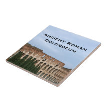 Colosseum för forntida Rome italien arkitektoniskt Kakelplatta Av Kerami