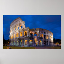Colosseum på skymningen print