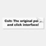 Colt: Original pekar och klickar har kontakt! Bildekaler