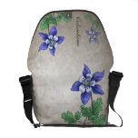Columbines vildblommaanpassade kurir väskor