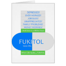 Comedic få det väl snart kortet