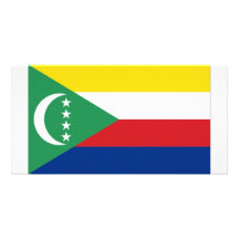 Comoros medborgareflagga fotokort