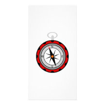 Compass Photo Greeting Card
