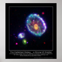 CompositeImageOfTheCartwheelGalaxy Affisch