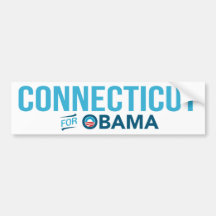 Connecticut för den Barack Obama Biden bildekalet
