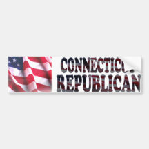 Connecticut republikan bildekaler