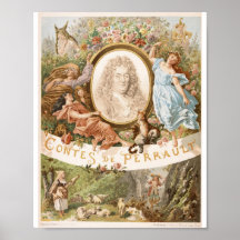 Contes de Perrault (8 x 10 flytta sig mycket långs Print