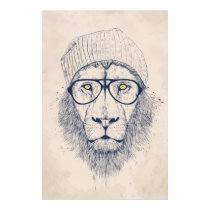 Cool lion affischer