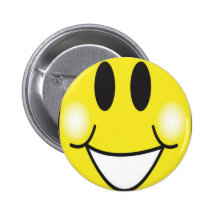 cool smile and happy colors boton