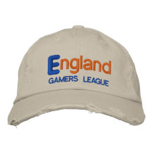 Coola för ENGLAND GAMERSLIGA Broderad Baseball Keps