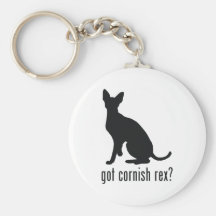Cornish Rex katt Nyckelring