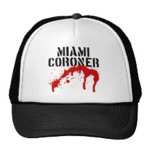 Coroner för Miami MetroPD Mesh Kepsar