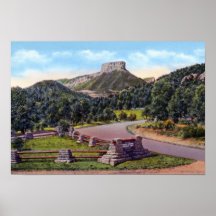 Cortez Colorado hänrycker till Mesa Verde Print