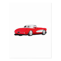 Corvette 1959 vykort