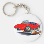 Corvette röd bil 1973-76 nyckel ring