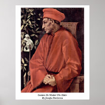 Cosimo De Medici Fläder av Jacopo Pontormo Affischer